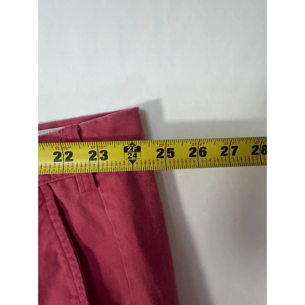 Polo Ralph Lauren Men's Chino Shorts Size 50B Pink Salmon Flat Front Casual